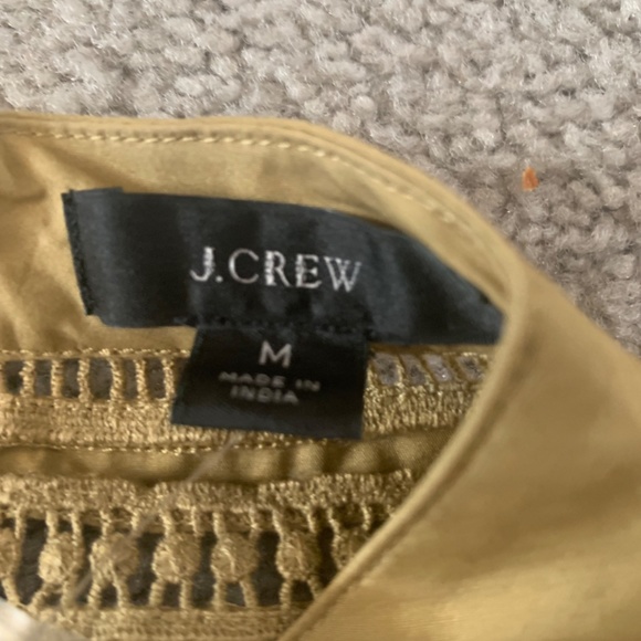 J. Crew Women's Embroidered Lace Ruffle Top - Size Medium - Picture 3 of 5